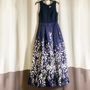 Camille La Vie Plunging Neck Ballgown